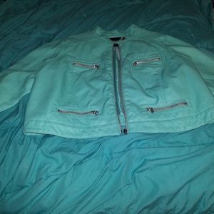 DEB mint green jacket